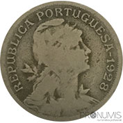 Portugal 50 Centavos 1928 Bc