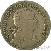 Portugal 50 Centavos 1929 Bc