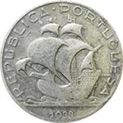 Portugal 2$50 1933 Mbc