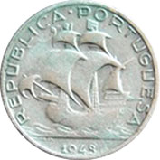 Portugal 2$50 1943 Mbc