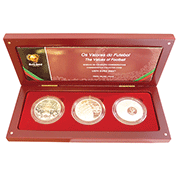 Portugal colecção 8 Euro 2004 Proof  Valores do Futebol